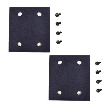 Imagem de Kit 2 Almofadas e Parafusos P/ Lixadeira Makita M9200g, Mt920, Mbo450,