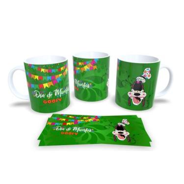 Imagem de Canecas de Porcelana Personalizadas dia dos Mortos - Estampa Sublimada