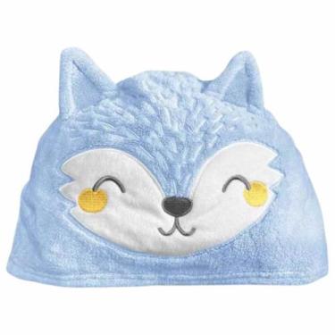 Imagem de Toalha De Banho Infantil Capuz Power Sec 3D Animal Toque Macio Criança