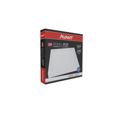 Imagem de Painel Led 24W Avant Sobrepor Quadrado
