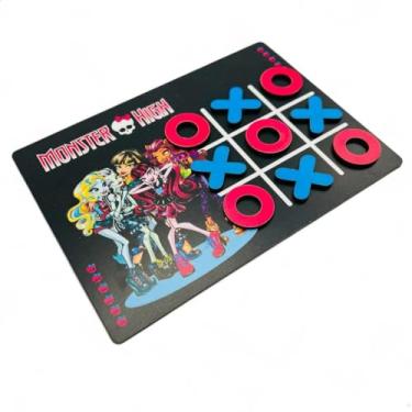 Imagem de Jogo da velha Monster High Lembrancinha Aniversário 10un