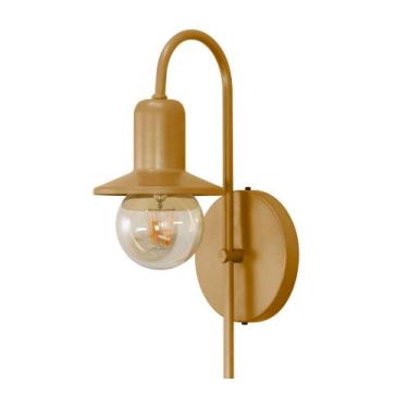Imagem de Arandela LuminaLux ALX0049 Lustre Retro Dourado Colonial, Dourado