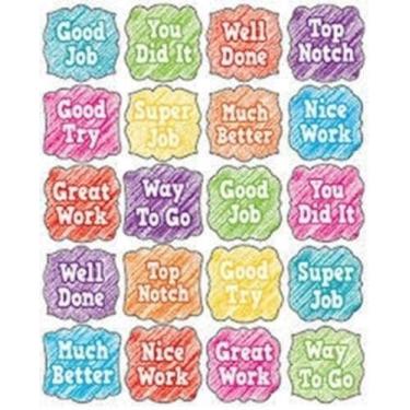 Imagem de Scribble Stickers - 120 Stickers - Tcr 3054 - Teacher Created Resource