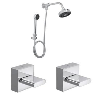 Imagem de Kit Chuveiro Acqua Plus E 2 Acab De Registro Polo - Deca - DECA METAIS