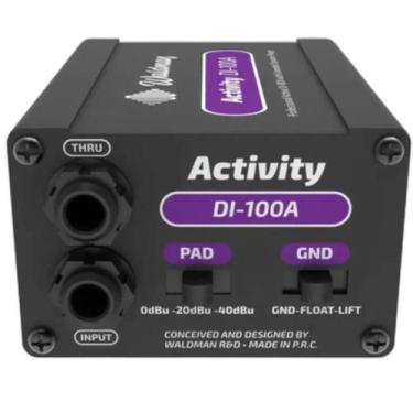 Imagem de Caixa waldman direta ativa para interligacao de instrumentos musicais 