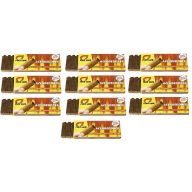 Imagem de 10 Acendedores Para Carvão E Lenha Fiat Lux Com 10 Unidades