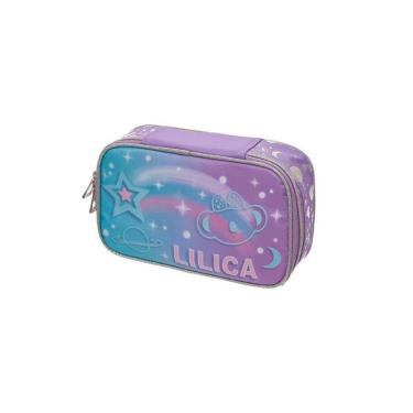 Imagem de Estojo Box Lilica Ripilica Glitter Escolar 32 Elásticos