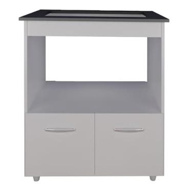 Imagem de Balcao Com Tampo Cooktop 5 Bocas 75cm 9445 Branco Mobbs