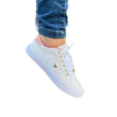 Imagem de Tênis Feminino Sapatênis Casual Modinha Dia a Dia - Aliança Shoes, Bra