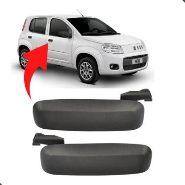 Imagem de Par Maçaneta Externa Novo Uno Vivace 2010 2011 2012 2013 - UN / 4 F103