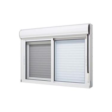 Imagem de Janela com Persiana Integrada em Alumínio Branco Perfecta Max 120x200x