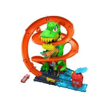 Imagem de Pista Hot Wheels T-Rex Batalha Blaze - Mattel Jbm73