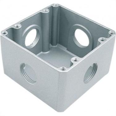 Imagem de Caixa Piso Aluminio Fundido 4X4 Alta X 1'' Cps44Ax1 - STAMPLAC