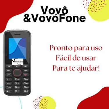 Imagem de Vovô&vovófone 3g 32mb tela grande 2.1 bluetooth rádio fm mp3 - Multila