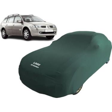Imagem de Capa Carro Anti Riscos Com Logo Renault Megane Grand Tour - Mz, Verde