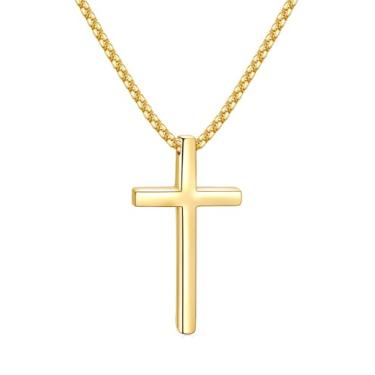 Imagem de StyleJella requintados colares de cruz de aço inoxidável, uma mistura perfeita de estilo gótico e fé cristã, adequado para homens e mulheres, acessórios modernos, material hipoalergênico, opções para