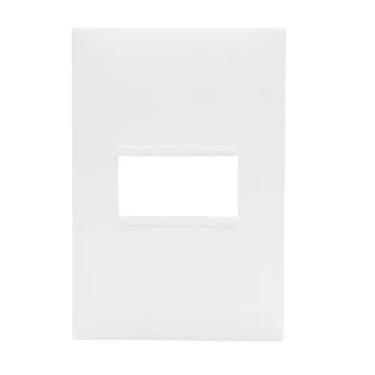 Imagem de Placa 1 posto 4x2 branca 618501bc pial plus+ - LEGRAND