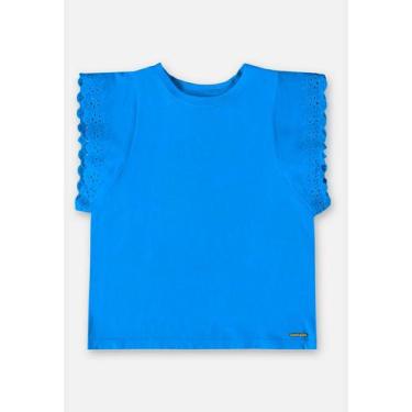 Imagem de Blusa Manga Curta Básica Infantil Up Baby, Azul, 6