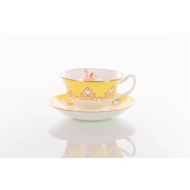 Imagem de English Ladies Co. Disney Bone China Cup & Saucer : Bela de A Bela e a Fera