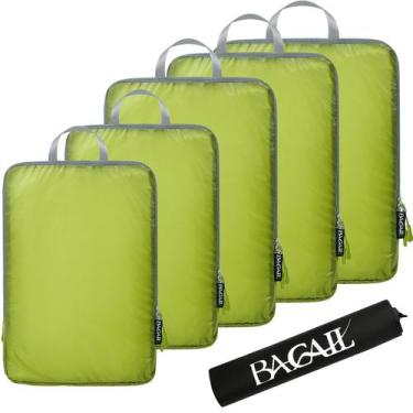Imagem de Conjunto de 6 Cubos de Compressão BAGAIL para Viagens - MossGreen