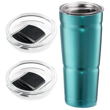 Imagem de Maoolmht Pacote com 2 tampas de substituição compatíveis com copo Bubba Envy S de 680 g, copo isolado à prova de vazamento e à prova d'água, sem BPA