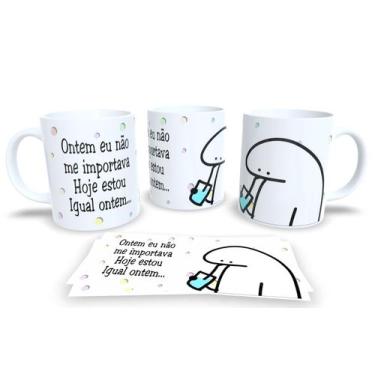 Imagem de Caneca de Porcelana Personalizada Flork Frases Engraçadas, Divertidas 