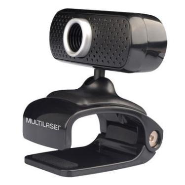 Imagem de Webcam plug & play 480P mic USB preto WC051 multilaser
