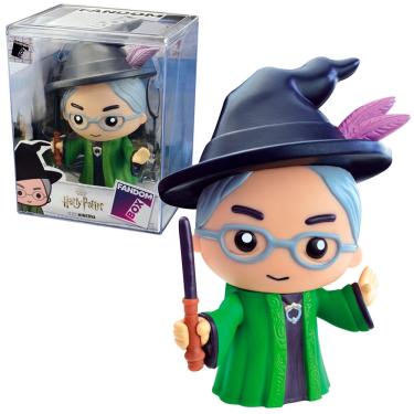 Imagem de Boneco Minerva McGonagall Harry Potter Fandom Box 032 Colecionavel Decorativo 10cm Expositor Acrilico - Lider Brinquedos