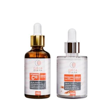 Imagem de Kit 2 Sérum Circadiana Vitamina C 10% + Sérum Niacinamida