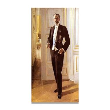 Imagem de LKXGRRSFG Impressões em tela Gustav V Anders Zorn - Arte de obra-prima sueca, decoração de parede serenidade de verão e coleção de galeria de casa 60 x 119 cm