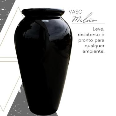 Imagem de Vaso Decorativo Fibra de Vidro 80 cm – Elegante, Brilhoso e Resistente
