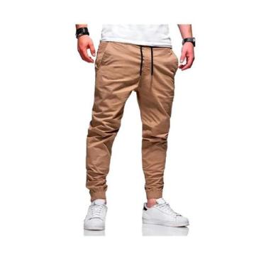 Imagem de Calça Cargo Jogger Masculina Com Punho Sarja Cores Diversos - DACAR, G