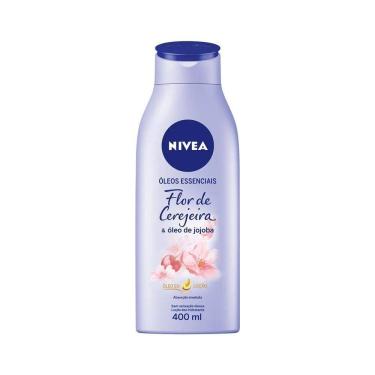 Imagem de Loção Hidratante Nivea Óleos Essenciais Flor de Cerejeira & Óleo de Jojoba 400ml