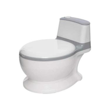 Imagem de Troninho Infantil com Som - Vaso Sanitário - na cor Cinza Zippy Toys -