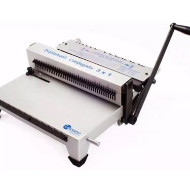 Imagem de Encadernadora Conjugada de Duplo Anel (wire-o) Lassane 3x1