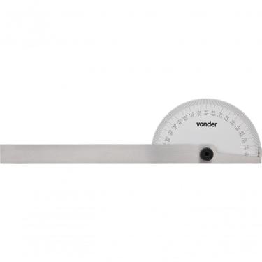 Imagem de Transferidor De ângulos Goniômetro 0-180 Graus Aço Carbono -