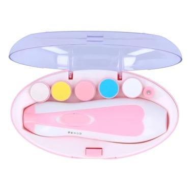 Imagem de Cortador Aparador Lixa De Unha Recém Nascido Bebê Criança Elétrico C/6 Refis (azul)