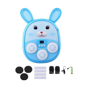 Imagem de Deevoka Máquina de boxe musical, equipamento de socos para crianças, brinquedo esportivo funcional para equipamentos de ginástica, prática esportiva, fitness, Azul, 32x24x4.35 Cm