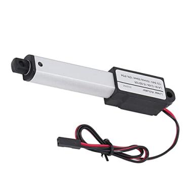 Imagem de WALFRONT 12V Motor do Atuador Elétrico 64N Força Máxima de Alumínio e ABS Construção Projeto Seguro Operação Fácil Com Toolchuck Ideal para Máquinas Agrícolas (50mm)