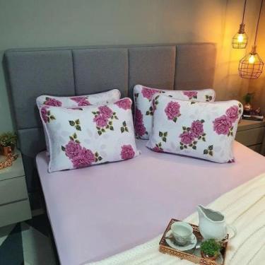 Imagem de Jogo de Cama Casal Queen 3 peças em Malha 100% Algodão - Camitália