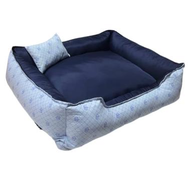 Imagem de Cama Caminha Pet Cachorro tamanho grande confortável com zíper lavável + almofadinha