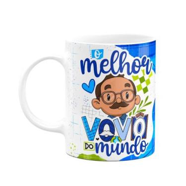 Imagem de Caneca dos Avós Cartoon - O melhor vovô do mundo - M6 - JPS INFO