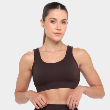 Imagem de Top Hering Feminino, Marrom escuro, M