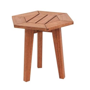 Imagem de Mesa de Centro Hexazonal 48,5cm X 45cm Ecograndis Jardim Jatoba