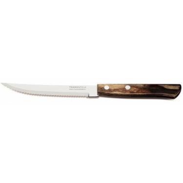 Imagem de Faca Para Churrasco Inox 5" Polywood Castanho - Tramontina - Não defin