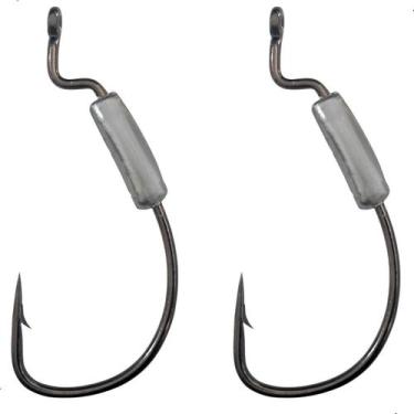 Imagem de Anzol Offset Lastreado Cartela Com 2pçs Summer Pesca de Tucunarés, Tra