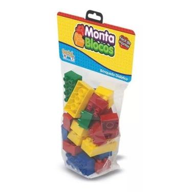Imagem de Blocos de Montar Monta Blocos Solapa c/ 48 Peças Kepler