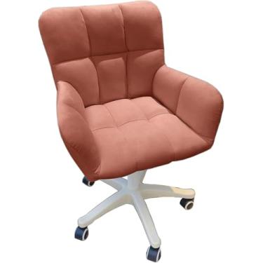 Imagem de Cadeira Giratória De Escritório, Cadeira Ergonômica Para Computador, Cadeira Ajustável Em Altura Com Braço Para Escritório Doméstico, Brown