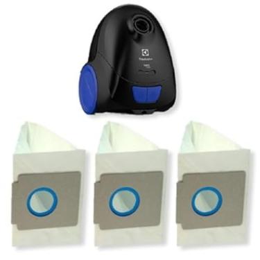 Imagem de SACO FILTRO DESCARTÁVEL PARA ASPIRADOR DE PÓ ELETROLUX NEO MAX Contém 3 unidades