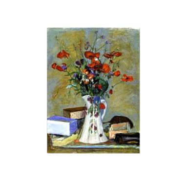 Imagem de Flores Pintura em tela Famosa Pintura Reprodução-Quadros para sala de estar-Flores 12-Pôster e impressões 50x70cm Sem Moldura